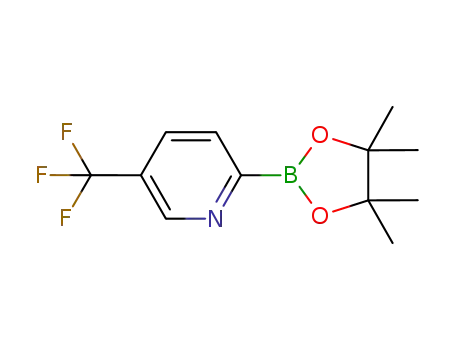 Molecular Structure of 1101205-23-5 (5-TRIFLUOROMETHYLPYRIDINE-2-BORONIC ACID PINACOL ESTER)