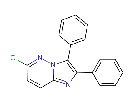 Molecular Structure of 873913-87-2 (6-Chloro-2,3-diphenylimidazo[1,2-b]pyridazine)