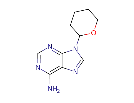 Molecular Structure of 7306-67-4 (9-(oxan-2-yl)purin-6-amine)