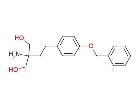 Molecular Structure of 759433-31-3 (1,3-Propanediol, 2-amino-2-[2-[4-(phenylmethoxy)phenyl]ethyl]-)