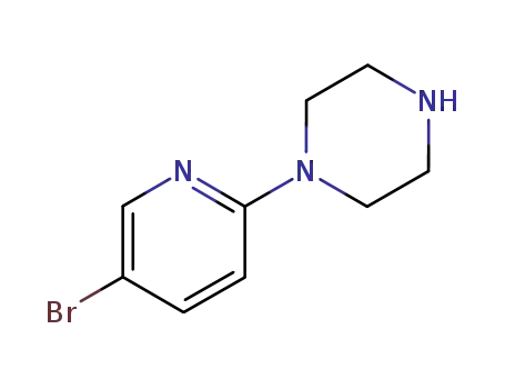 Molecular Structure of 73406-97-0 (5-BROMO-2-(PIPERAZIN-1-YL)PYRIDINE)