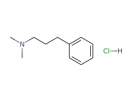 10344-82-8,dimethyl-(3-phenylpropyl)azanium chloride,Benzenepropanamine,N,N-dimethyl-, hydrochloride (9CI);Propylamine, N,N-dimethyl-3-phenyl-,hydrochloride (7CI,8CI);