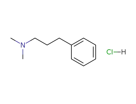 Molecular Structure of 10344-82-8 (dimethyl-(3-phenylpropyl)azanium chloride)