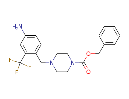 4-(4-CBZ-PIPERAZIN-1-YL-METHYL)-2-TRIFLUOROMETHYLANILINE