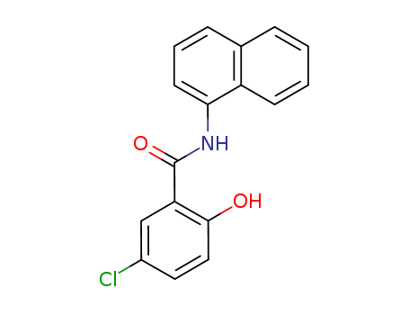Benzamide, 5-chloro-2-hydroxy-N-1-naphthalenyl-