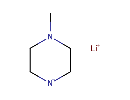 Molecular Structure of 105563-31-3 (Piperazine, 1-methyl-, lithium salt)