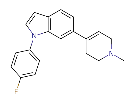 1H-Indole, 1-(4-fluorophenyl)-6-(1,2,3,6-tetrahydro-1-methyl-4-pyridinyl)-