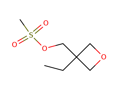 Molecular Structure of 3893-75-2 ((3-ethyloxetan-3-yl)methyl methanesulfonate)