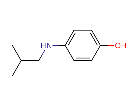 Molecular Structure of 104-17-6 (Phenol, 4-[(2-methylpropyl)amino]-)