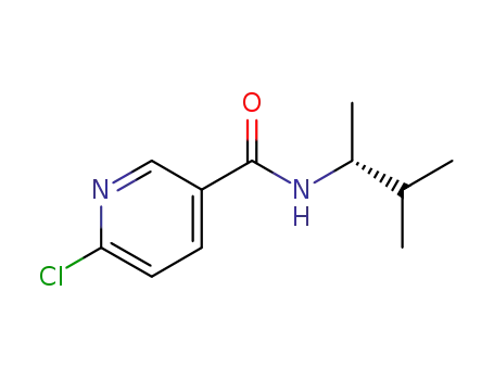 3-Pyridinecarboxamide, 6-chloro-N-[(1R)-1,2-dimethylpropyl]-