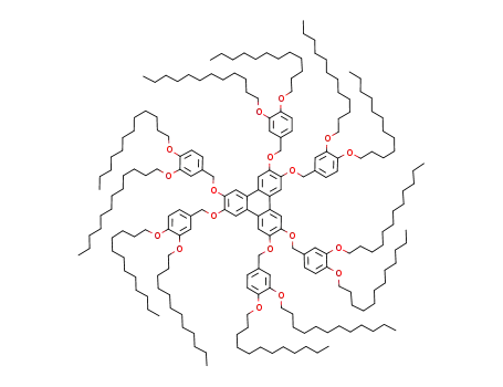 2,3,6,7,10,11-hexakis-(3,4-bis-dodecyloxy-benzyloxy)-triphenylene
