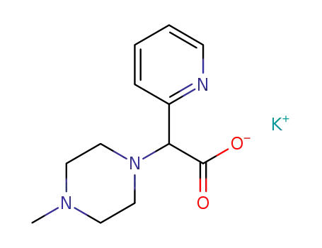 Molecular Structure of 1092478-03-9 (potassium (+/-)-(4-methyl-1-piperazinyl)(2-pyridinyl)acetate)