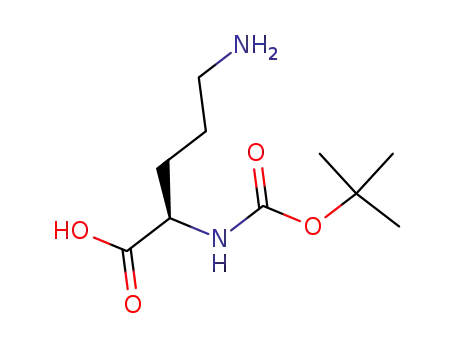 Molecular Structure of 159877-12-0 (BOC-D-ORN-OH)