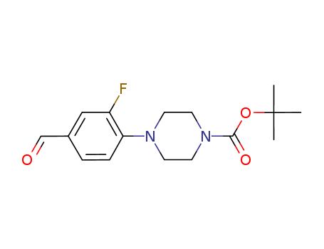 4-(4-Boc-piperazino-1-yl)-3-fluorobenzaldehyde