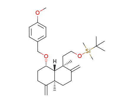 (1S,8R,4aR)-1-[(4-methoxyphenyl)methoxy]-8,4a-dimethyl-4,7-dimethylene-8-[2-(tert-butyldimethylsilanyloxy)ethyl]-1,2,3,5,6,8,4a,8a-octahydronaphthalene