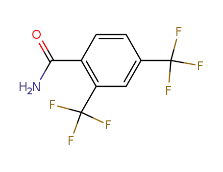 Molecular Structure of 53130-45-3 (2,4-BIS(TRIFLUOROMETHYL)BENZAMIDE)