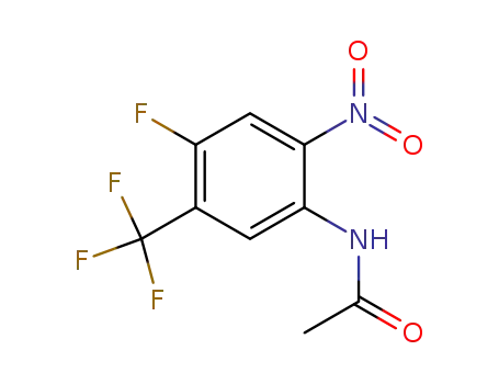 N-[4-fluoro-2-nitro-5-(trifluoromethyl)phenyl]acetamide