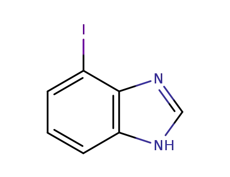 Molecular Structure of 51288-04-1 (4-Iodo-1H-benzimidazole)