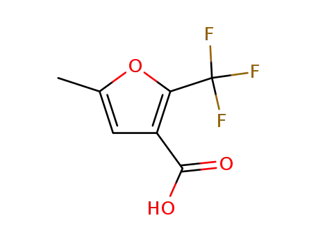 Molecular Structure of 17515-74-1 (5-METHYL-2-(TRIFLUOROMETHYL)-3-FUROIC ACID)