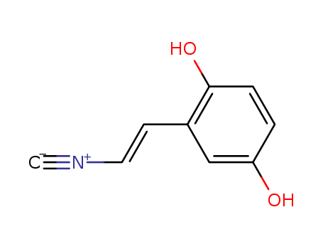 1,4-Benzenediol, 2-(2-isocyanoethenyl)-, (E)-