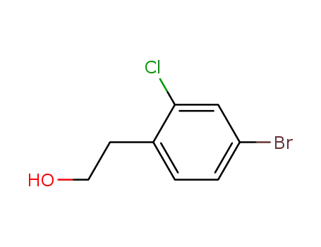 Molecular Structure of 916516-90-0 (2-(4-Bromo-2-chlorophenyl)ethanol)