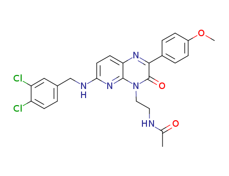 N-[2-[6-[[(3,4-Dichlorophenyl)Methyl]aMino]-2-(4-Methoxyphenyl)-3-oxopyrido[2,3-b]pyrazin-4(3H)-yl]ethyl]-acetaMide(1018674-83-3)