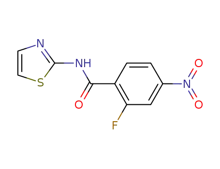 Benzamide, 2-fluoro-4-nitro-N-2-thiazolyl-
