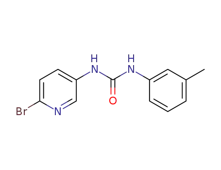 Urea, N-(6-bromo-3-pyridinyl)-N'-(3-methylphenyl)-