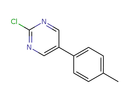 Molecular Structure of 27956-37-2 (Pyrimidine,2-chloro-5-(4-methylphenyl)-)