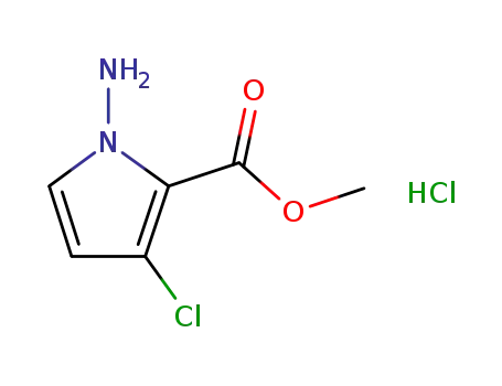 methyl 1-amino-3-chloro-1H-pyrrole-2-carboxylate, hydrochloride salt