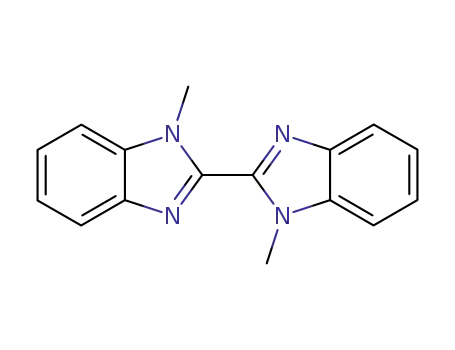 Molecular Structure of 3878-69-1 (1-methyl-2-(1-methylbenzoimidazol-2-yl)benzoimidazole)