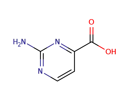 Molecular Structure of 2164-65-0 (2-AMINO-PYRIMIDINE-4-CARBOXYLIC ACID)