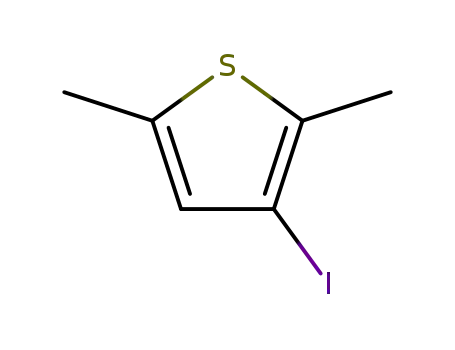 Molecular Structure of 40197-02-2 (3-iodo-2,5-diMethylthiophene)