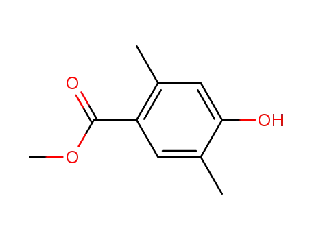 Molecular Structure of 27023-05-8 (Methyl 4-hydroxy-2,5-diMethylbenzoate)