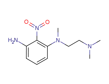 Molecular Structure of 878025-72-0 (1,3-Benzenediamine, N-[2-(dimethylamino)ethyl]-N-methyl-2-nitro-)