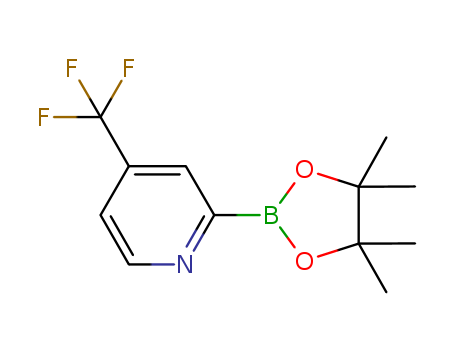 Pyridine, 2-(4,4,5,5-tetramethyl-1,3,2-dioxaborolan-2-yl)-4-(trifluoromethyl)-