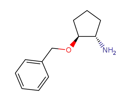 Molecular Structure of 181657-57-8 ((1S,2S)-(+)-2-Benzyloxycyclopentylamine)