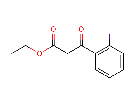 Molecular Structure of 90034-85-8 (ETHYL(2-IODOBENZOYL)ACETATE)