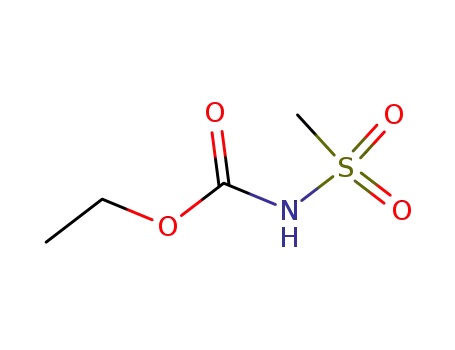 Molecular Structure of 49671-33-2 (Carbamic acid, (methylsulfonyl)-, ethyl ester)