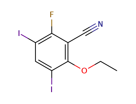 Benzonitrile, 2-ethoxy-6-fluoro-3,5-diiodo-