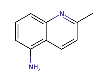 Molecular Structure of 54408-50-3 (5-Aminoquinaldine)