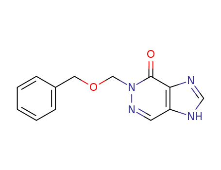 Molecular Structure of 82137-50-6 (4H-Imidazo[4,5-d]pyridazin-4-one, 1,5-dihydro-5-[(phenylmethoxy)methyl]-)
