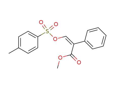 Methyl (Z)-2-phenyl-3-(tosyloxy)acrylate