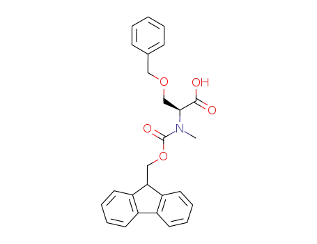 Molecular Structure of 84000-14-6 (N-Fmoc-N-methyl-O-benzyl-L-serine)