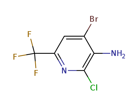 4-Bromo-2-chloro-6-(trifluoromethyl)pyridin-3-amine(947146-74-9)
