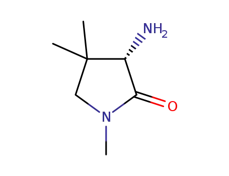 Molecular Structure of 1316216-24-6 ((S)-3-amino-1,4,4-trimethylpyrrolidin-2-one)