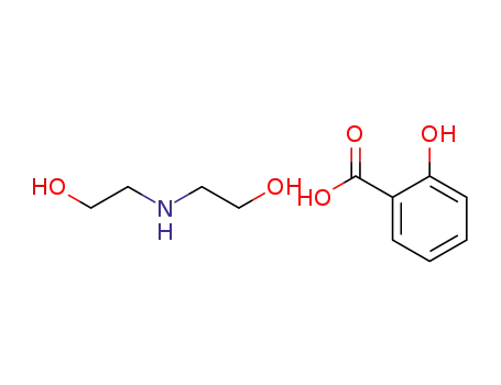 Molecular Structure of 109962-24-5 (bis(2-hydroxy-ethyl)ammonium 2-hydroxy-benzoate)