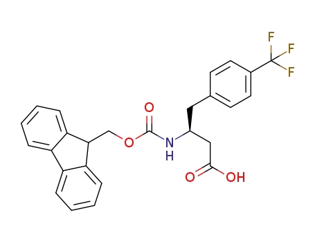Molecular Structure of 270065-81-1 (Fmoc-(S)-3-Amino-4-(4-trifluoromethyl-phenyl)-butyric acid)