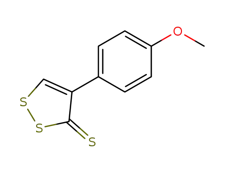 3H-1,2-Dithiole-3-thione, 4-(4-methoxyphenyl)-