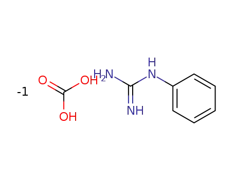 Molecular Structure of 14018-90-7 (Phenylguanidine carbonate salt)